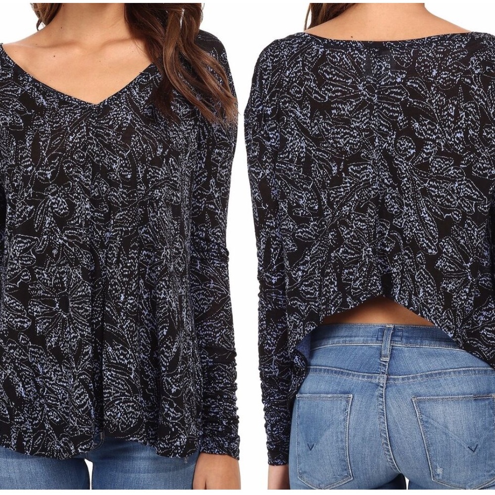 Free People hi low blouse size M